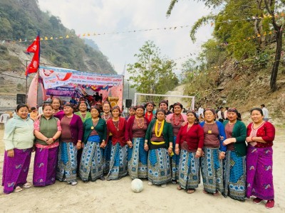  आमाहरुको फुटबल प्रतियोगितामा जलमाई समूह विजयी 